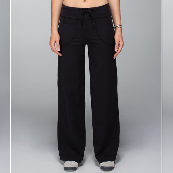 lululemon athletica Pants - Lululemon 8 Be Still II Pant Black Wide Leg